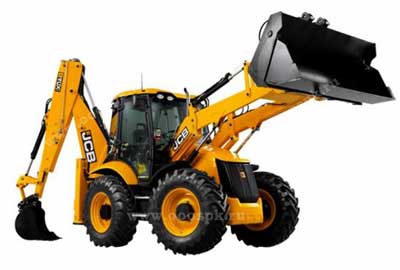 На фото экскаватор погрузчик JCB